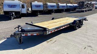 2021 Iron Bull 7x20' Equipment Trailer w/Full Width Ramps 14000# GVW