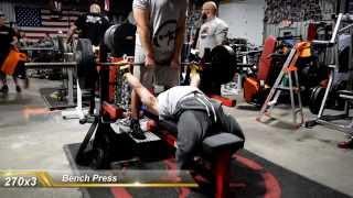 Brandon Smitley, Elitefts™ Athlete - 1.11.15 XPC Finals Prep, Bench Press Training at Elitefts