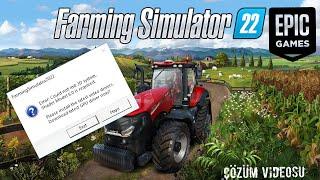 ÇÖZÜLDÜ!!!! FS 22-- EPİC GAMES--- Error Could Not Init 3D System Shader Model 6.0 Is Required Hatası