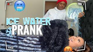 POURING ICE WATER ON MY GIRLFRIEND WHILE SHE’s SLEEP PRANK!!!  | SHE WAS SO ANGRY 