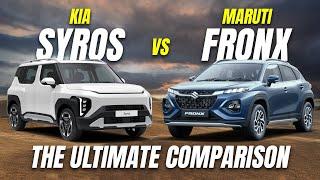 Kia Syros vs Maruti Fronx | Sub Rs 10 Lakh Battle | Which Car Is More Value For Money?