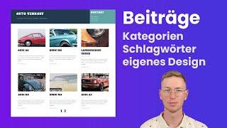 2023 Website mit Elementor erstellen: Teil 4 - Wie du Kategorien und Schlagwörter richtig verwendest