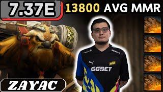 7.37e - Zayac EARTHSHAKER Soft Support Gameplay 28 ASSISTS - Dota 2 Full Match Gameplay