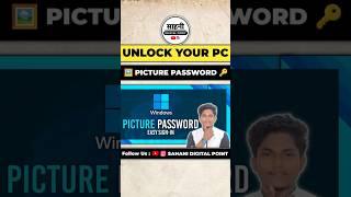 Unlock your pc with picture password  #shorts #youtubeshorts #trending #pc #computer #education