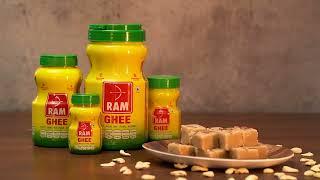 RAM GHEE CASHEW CAKE AD PRODUCT SHOT - ROCK FORCE MEDIA 2022