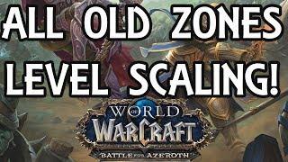 World Of Warcraft Battle For Azeroth LEVEL SCALING FOR OLD ZONES! Blizzcon 2017 Announcements