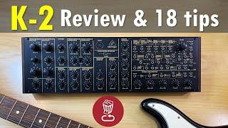 BEHRINGER K-2 Tutorial & Review, with 18 patch ideas (that also apply to KORG's MS-20)