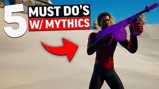 5 MUST DO with NEW MYTHICS in Fortnite Creative