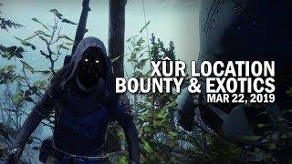 Xur Location, Bounty & Exotics 3-22-19 / March 22, 2019 [Destiny 2]