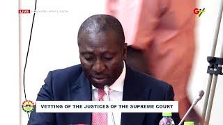 Vetting Of The Justice Of The Supreme Court (Justice Sir Dennis Dominic Adjei)  || 16th June 2025