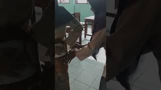 cara membuat dan memakai Jarik Kartini (kendit / udet / stagen)  MA AL Ma'arif Jepara