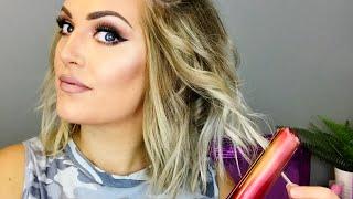 HALF UP TOP KNOT MESSY CURLS | Hair Tutorial
