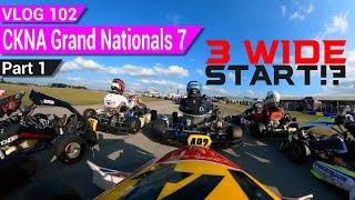 Kart Racing Vlog: Intense Race! Briggs LO206 CKNA Grand Nationals 2023 Pt 1 [Vlog 102]