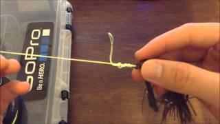 How To Tie Double Uni Knot (line to hook)