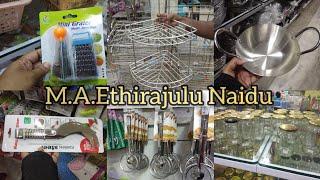 M.A.Ethirajulu Naidu New Model Trendy Stainless Steel Collection /  Mannady Parrys
