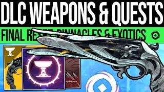 Destiny 2 | NEW WEAPONS REVEALED & DLC CONTENT! Opulence Exotics, Quests, Pinnacle Perks & D2 Reset!