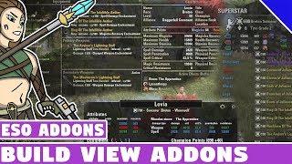 Build Views Addons - Overview, Superstar & My Build | ESO Addon Spotlight | ESO Best Addons