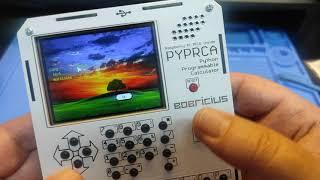 PyPrCa Python handheld PICO computer for Hackaday Prize 2023