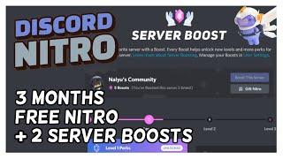 3 Months FREE Discord Nitro + 2 Server Boosts | Xbox Ultimate Pass | 2020 / 2021