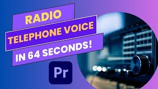 Create Radio Voice Effect in Premiere Pro! (2024)