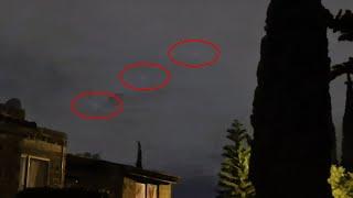 Mysterious Lights Over Mexican Volcano - UFO?