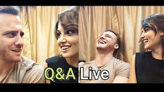 Hande Erçel and Kerem Bürsin Live Instagram (Q&A) - English Subtitles - Sen Çal Kapimi