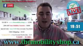 The Mobility Shop LIVE - How to get the Mobility Scooter of Your Dreams - OFFER