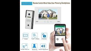 remote control wired video door phone via smartphones