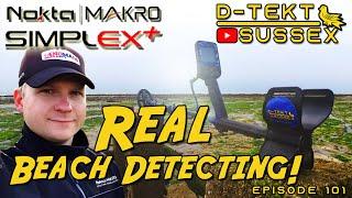 Simplex on the Beach | Beach Detecting | Nokta Makro | Nomads | All Metal Mode | Episode 101