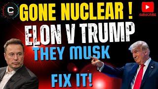 A nuclear bomb goes off in US politics: Elon and Trump's mutually assured destruction.