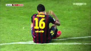 Gareth Bale goal vs FC Barcelona Copa Del Rey Final 2014 English commentary