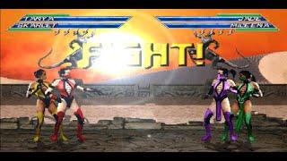 Mortal Kombat || Tanya & Skarlet Vs Jade & Mileena || Short Fight In Mortal Kombat Project