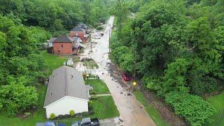 Flash flooding leaves path of destruction in Pittsburgh area
