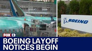 Boeing layoff notices start Wednesday