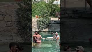 Pamukkale Cleopatra Pool Summer Holiday -Hot Day️ #pamukkale