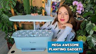 Unboxing and trying out LetPot smart planter / smart gardening at home