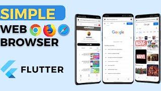 Web Browser App in  Flutter | Speed Code | 2024