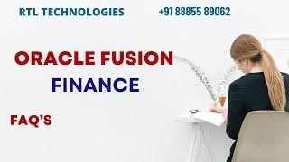 Oracle Fusion cloud Finance | Support Issues | Placement |Real Time Training | Interview preparation