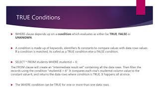 SQL Tutorial: Learn SQL with MySQL Database -Beginner2Expert : SQL True Condition