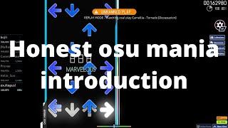 Honest osu!mania introduction