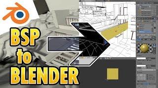 Import BSP file into Blender (CSGO or Garry's Mod level to Blender3D)