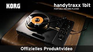 KORG handytraxx 1bit - Das ultimative Vinyl-Erlebnis mit 1-Bit-Recording