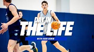 DAY IN THE LIFE: EGOR DEMIN | Trying his first Cougar Tail?? | Men's Basketball