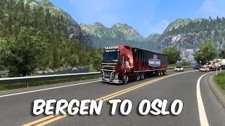 Bergen to Oslo | Euro Truck Simulator 2 | ETS2 1.43 | Logitech G920 | Tobii Eye Tracker 5