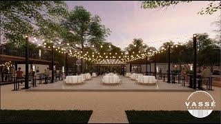 Vassé Rendezvous | Outdoor Event Venue | Future Concept Rendering Design