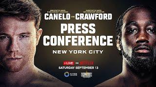 Canelo vs. Crawford: New York Press Conference | LIVE on Netflix September 13