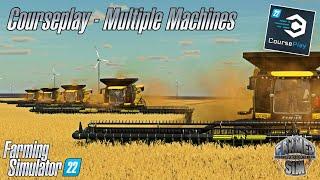 Farmer Sims Guide To...Courseplay - # 3 - Custom Fields & Multiple Machines - Farming Simulator 22