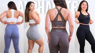 Huge Alphalete Amplify Try On Haul! 2021 *most flattering leggings ever*