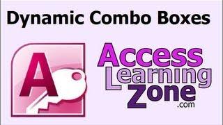 Microsoft Access Two Dynamic Combo Boxes - Cascading Combo Boxes