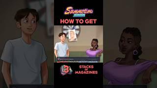 how to get all 3 stacks of magazines in summertime saga